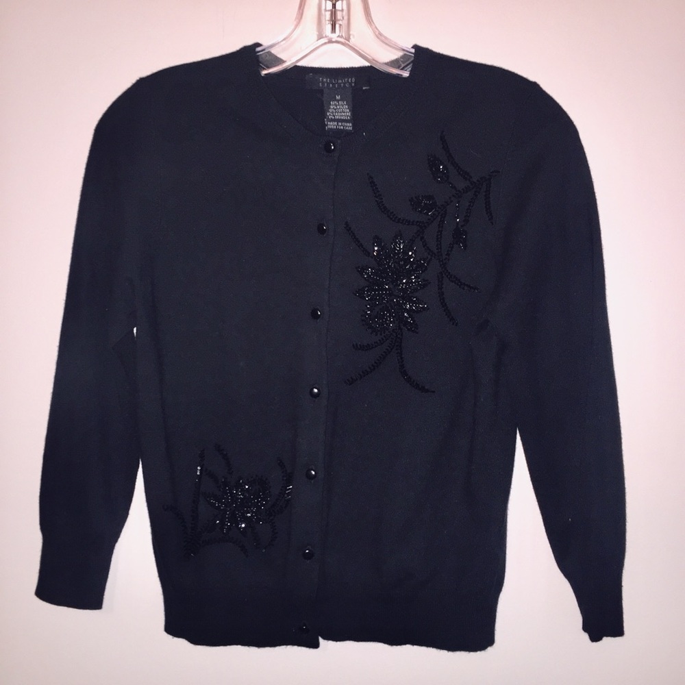 3/$15 The limited beaded cardigan